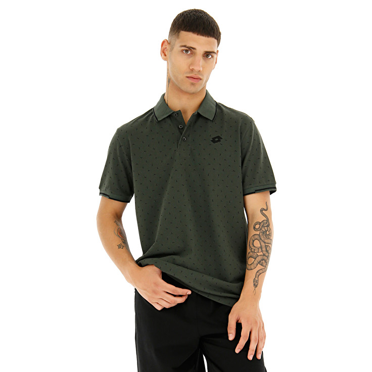 Lotto Elba Camisa Polo Hombre - Verde - Colombia SVOYRCN-52